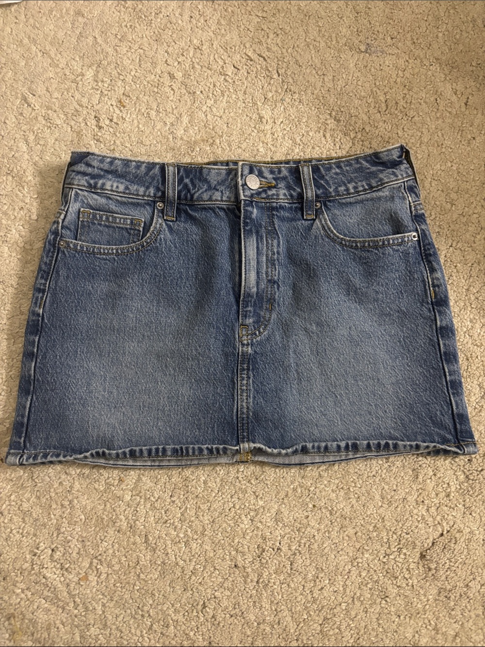 PacSun denim mini skirt